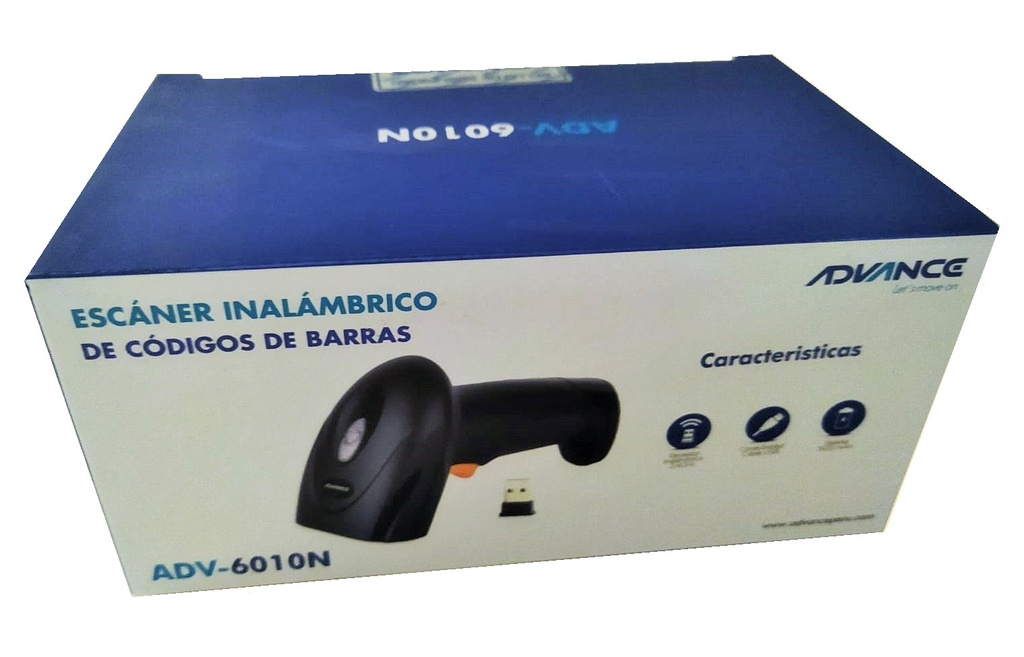 Escaner de barras wireless ADV 6010