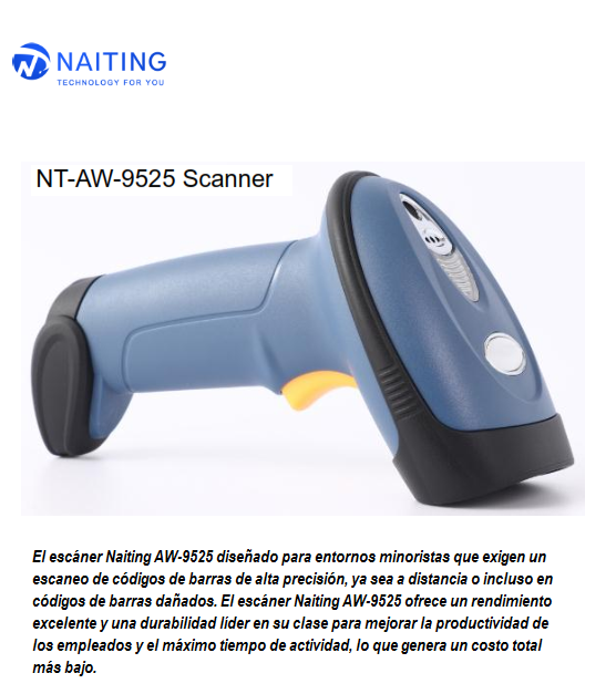 Barcode Scanner Wireless NT-AW-9525
