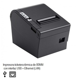 [175BM] Impresora Térmica 80mm HOP-H806 USB+LAN